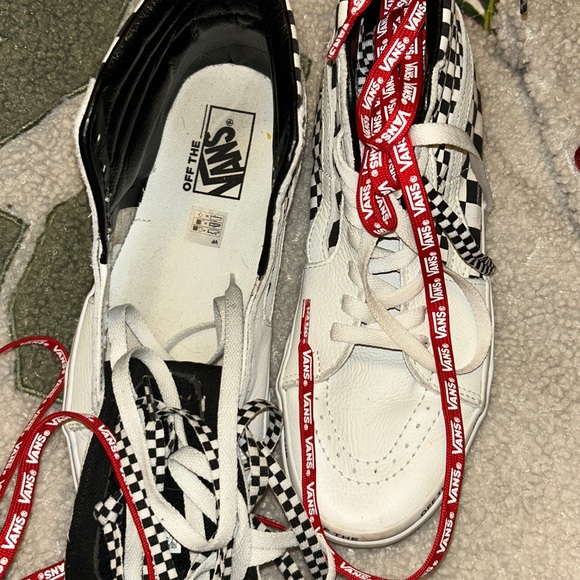 TWO ..Vans Black and White Checkerboard Sneakers and other design🥳🥳❌❌ - Picture 8 of 11